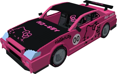Tekstura pojazdu Skyline - HelloKitty
