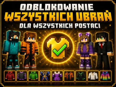 Odblokowanie wszystkich ubrań dla wszystkich postaci